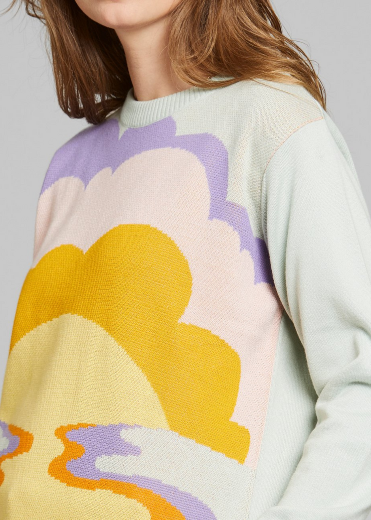 Sweater Arendal Sunset, Multi Color by Dedicated - Ethical 