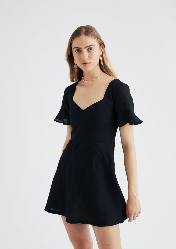 Gretel Dress, Black by Jillian Boustred - Ethical