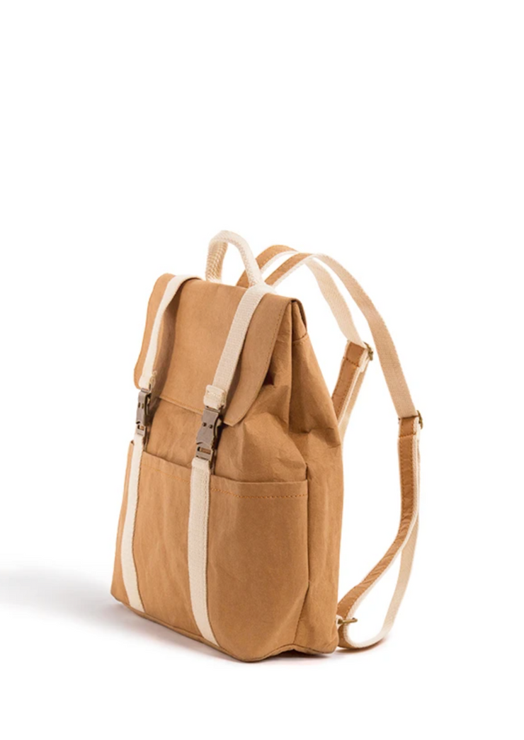 Omer BackPack, Light Brown by Pretty Simple Bags - Ethical