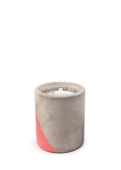 Urban Diagonal Candle 12 OZ, Coral Salted Grapefruit by Paddywax - Sustainable
