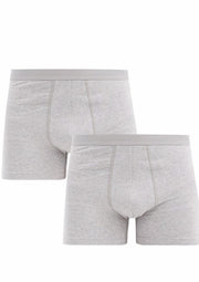 Organic Cotton Boxers, Grey by Organic Basics - Eco Friendly 