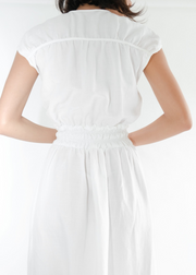 Winona Dress, White by Oh Seven Days - Environmentally Friendly