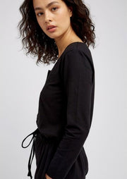 Lotta Jumpsuit, Black by People Tree - Ethical