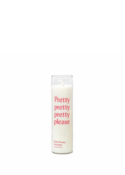 Spark "Pretty Please" Candle 10.6 OZ, Pink Peony Coconut by Paddywax - Sustainable