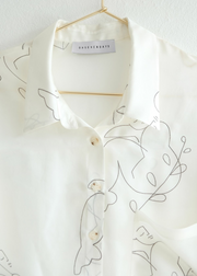 Augusto Blouse, White by Oh Seven Days - Fair Trade
