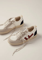 Roland V.3 Sneaker, Tricolor Ivory by Flamingos' Life - Ethical