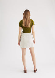 Gemma Wrap Skirt, Natural by Jillian Boustred - Eco Conscious 