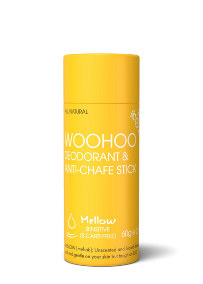 All Natural Deodrant Stick, Mellow by Woohoo Body - Sustainable