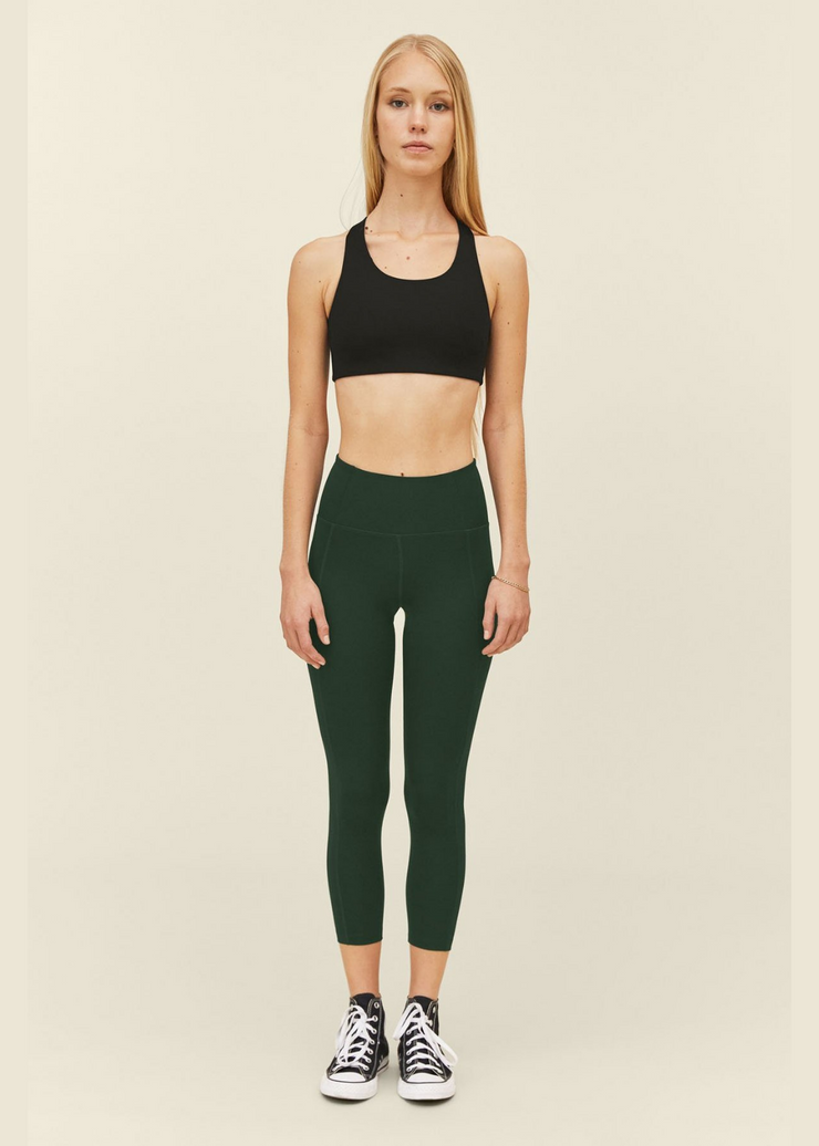 High-Rise Compressive Leggings, Moss by Girlfriend Collective - Sustainable