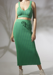 Liana Skirt, Pine Green Teal by Rue Stiic - Eco Friendly 