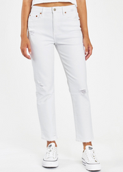 Daily Driver Highrise Skinny Jeans, White Lightning