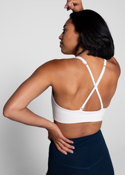 Topanga Bra, Ivory by Girlfriend Collective - Eco Conscious
