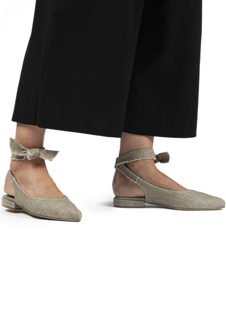 Beth Organic Cotton, Beige by Nae Vegan Shoes - Ethical