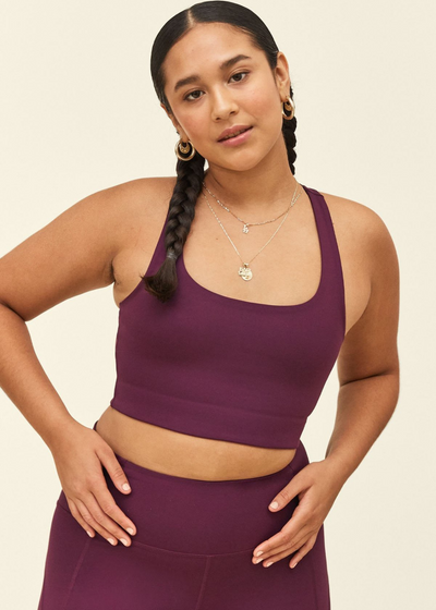Paloma Bra, Plum by Girlfriend Collective - Sustainable