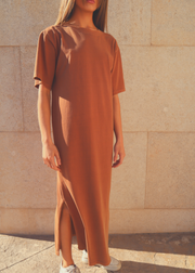 The Relax Dress, Brazilwood by People Of Leisure - Carbon Neutral