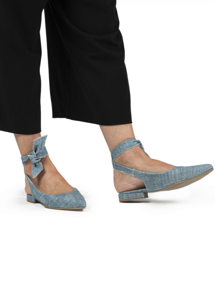 Beth Organic Cotton, Blue by Nae Vegan Shoes - Eco Conscious