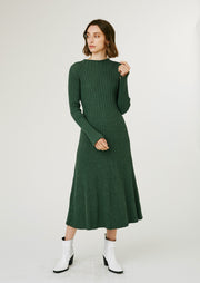 Spencer Knit Dress, Green by Jillian Boustred - Vegan
