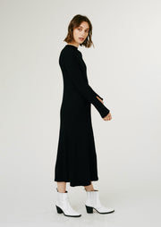 Spencer Knit Dress, Black by Jillian Boustred - Ethical