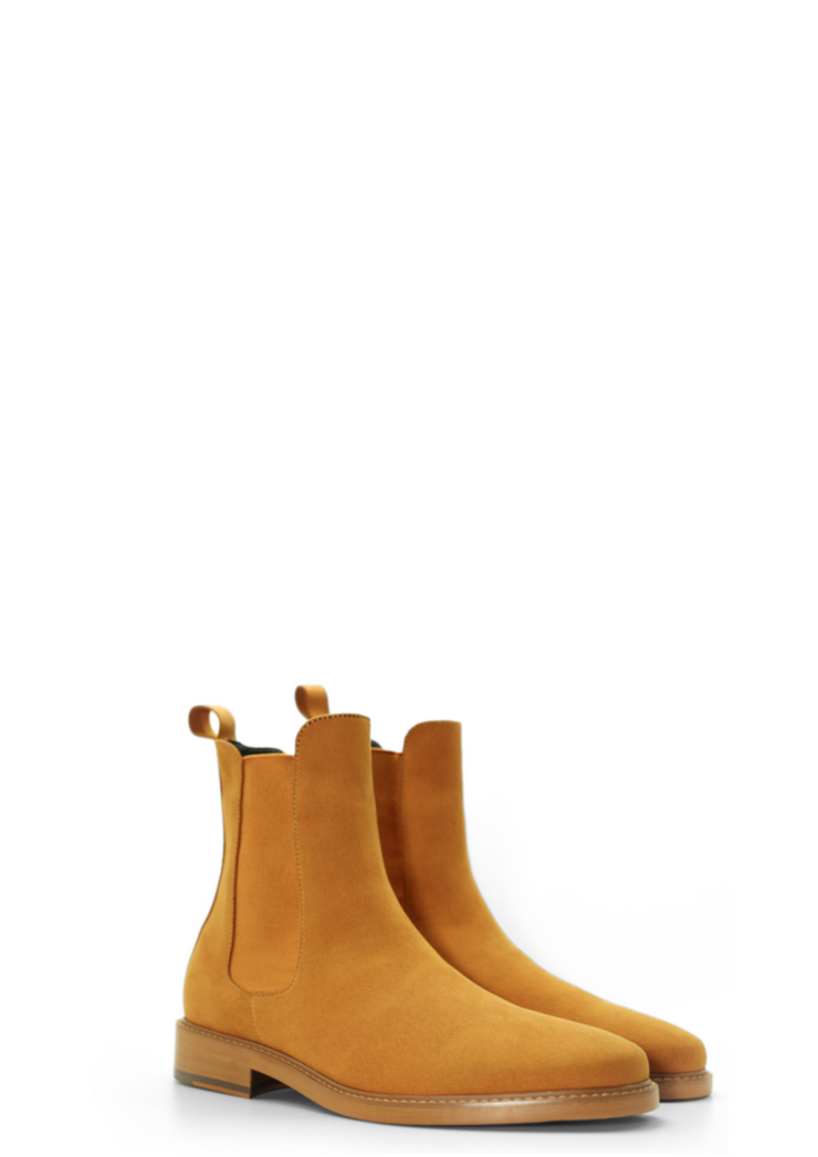New Lover Boot, Mustard Suede by Brave Gentlemen - Ethical
