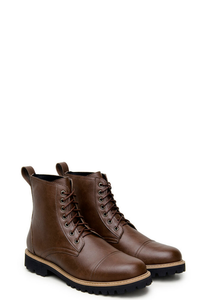 Capped Standard Boot, Espresso by Brave Gentlemen - Ethical