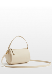 Mini Duffel Shoulder Bag, Off White by Hozen - Ethical
