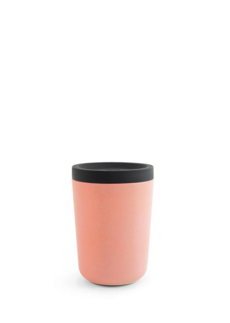 Reusable Coffee Cup 12 OZ, Coral by Ekobo - Sustainable