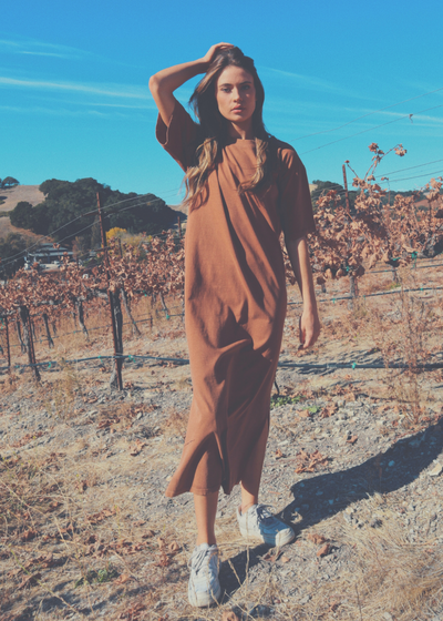 The Relax Dress, Brazilwood by People Of Leisure - Sustainable