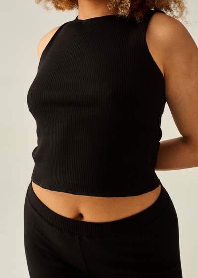 Organic Cotton Top 10/02, Black by Nago - Sustainable 