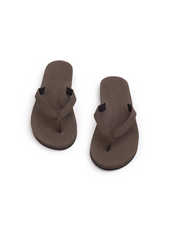 Womens Sandals Flip Flops ESSNTLS, Soil / Soil by Indosole - Eco Friendly 
