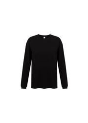 Organic Cotton Long Sleeve Shirt 14/07, Black by Nago - Cruelty Free