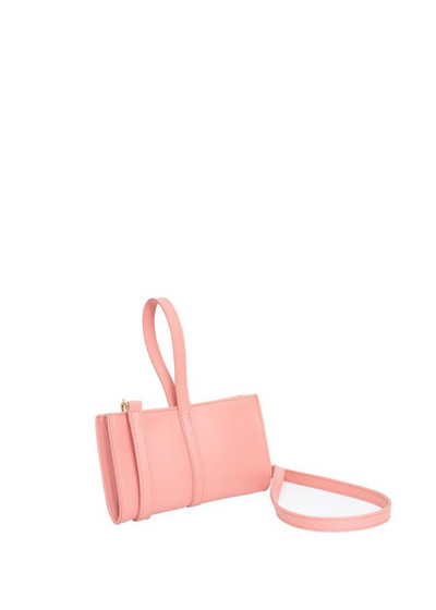 Wristlet Clutch, Pink by Hozen - Sustainable