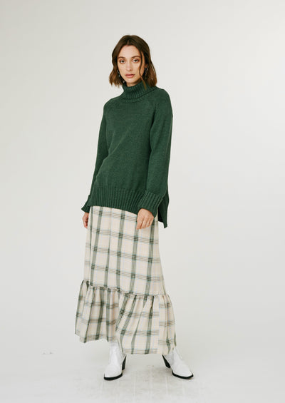 Stacey Knit Jumper, Green by Jillian Boustred - Sustainable