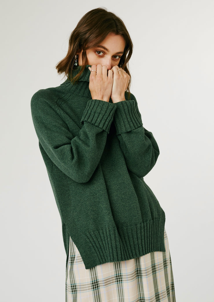 Stacey Knit Jumper, Green by Jillian Boustred - Ethical