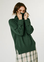 Stacey Knit Jumper, Green by Jillian Boustred - Vegan