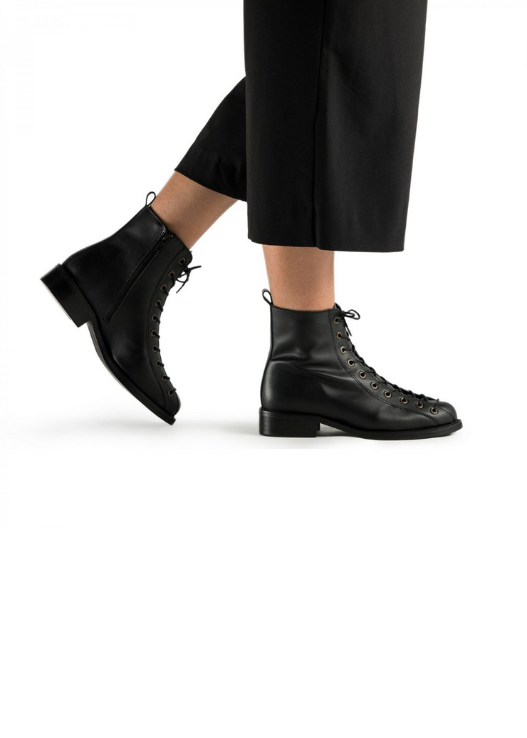 Ivy Microfiber Boot, Black by Nae Vegan Shoes - Eco Conscious