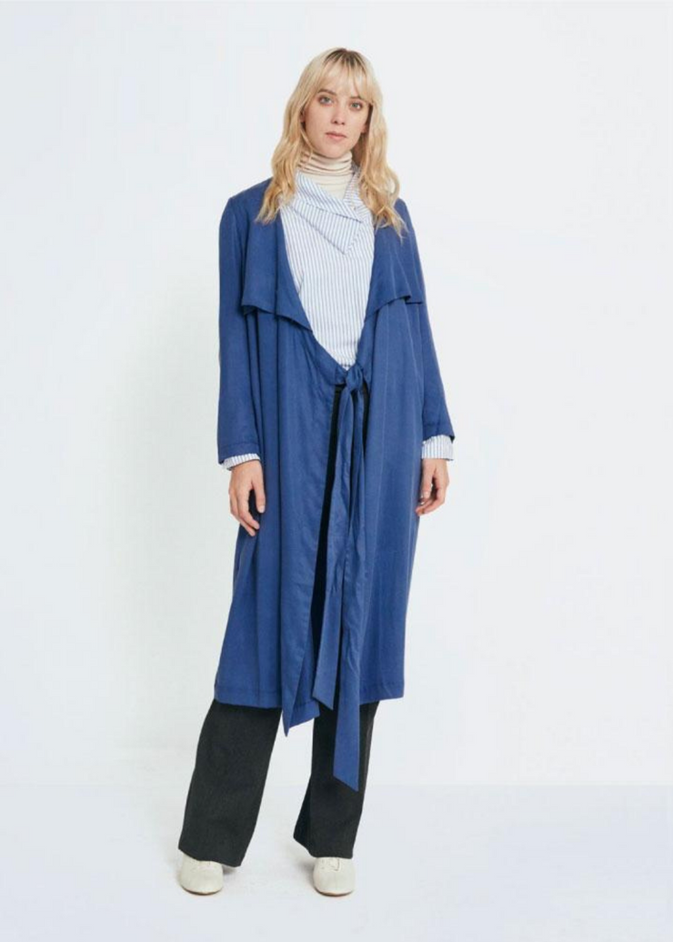 Anais Trench, Blue by SiiZu - Sustainable 