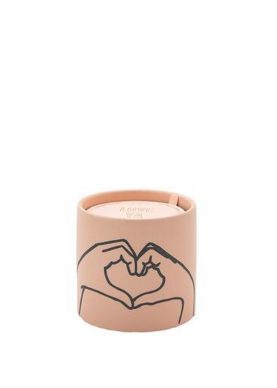 Impressions Dusky Pink Candle 5.75 OZ, Tobacco and Vanilla by Paddywax - Sustainable
