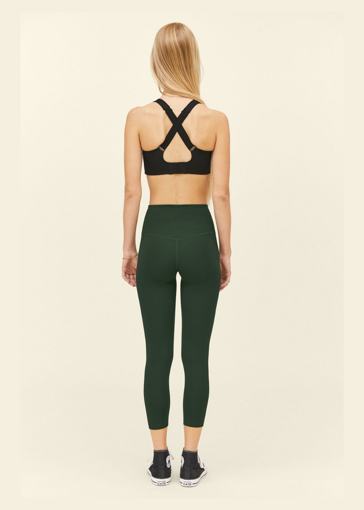 High-Rise Compressive Leggings, Moss by Girlfriend Collective - Eco Friendly