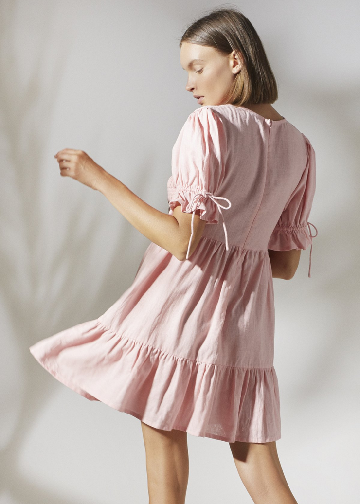 Everly Mini Dress, Orchid Pink by Rue Stiic - Eco Conscious
