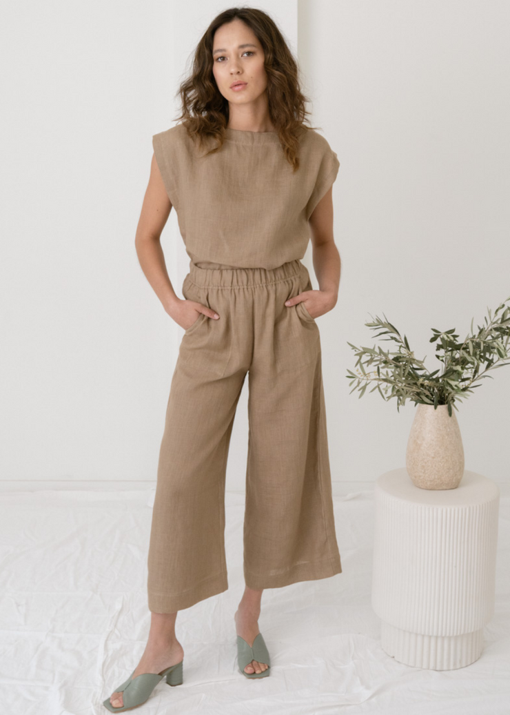 Everyday Top, Mocha by Laude The Label - Eco Conscious 