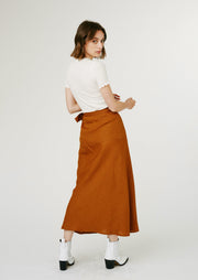 Sienna Wrap Skirt, Amber by Jillian Boustred - Ethical