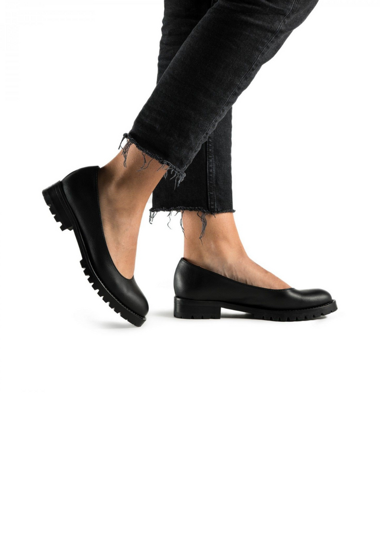 Lili Microfiber Shoe, Black by Nae Vegan Shoes - Eco Conscious