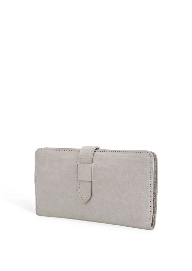 Zoy Wallet, Grey by Pretty Simple Bags - Vegan