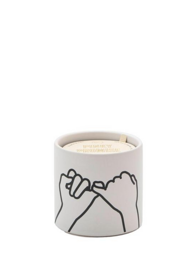 Impressions White Ceramic Candle 5.75 OZ, Wild Fig and Cedar by Paddywax - Sustainable