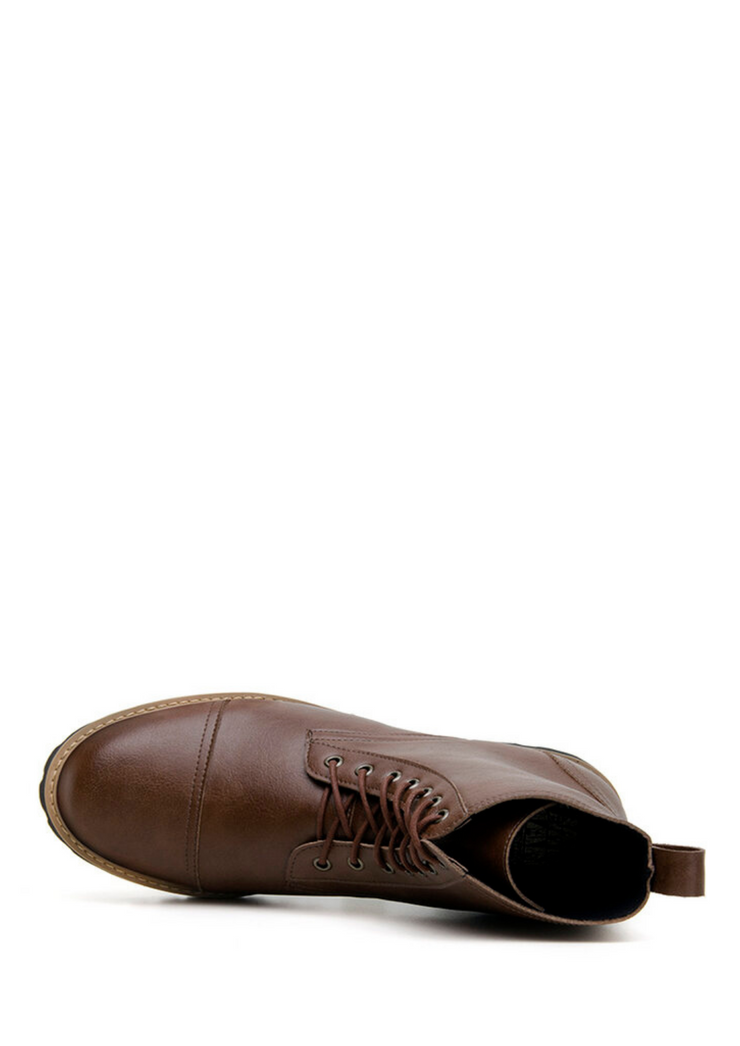 Capped Standard Boot, Espresso by Brave Gentlemen - Eco Conscious