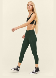 High-Rise Compressive Leggings, Moss by Girlfriend Collective - Eco Conscious
