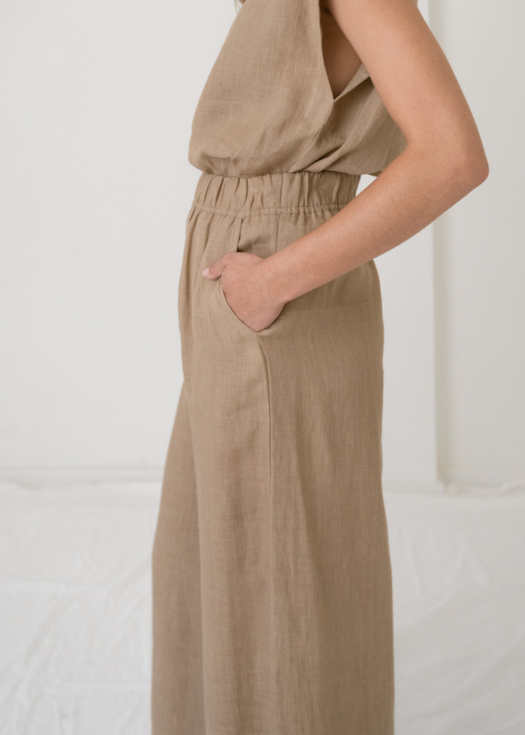 Everyday Crop Pant, Mocha by Laude The Label - Eco Friendly 