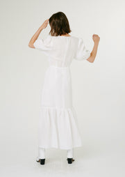 Flora Dress, White by Jillian Boustred - Eco Conscious