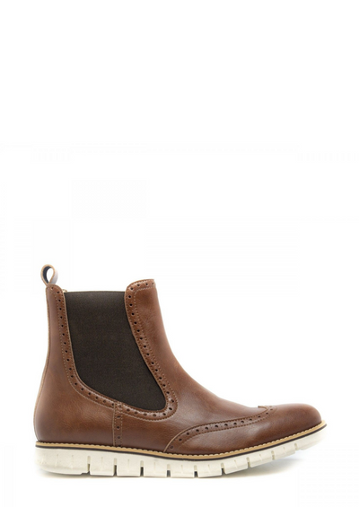 Owen Microfiber Boot, Brown by Nae Vegan Shoes - Sustainable