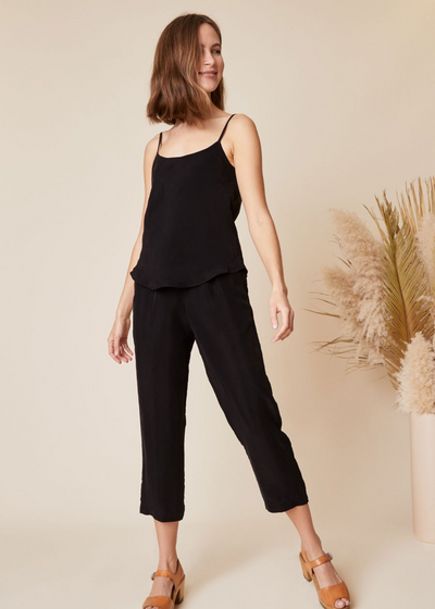 Dylan Top, Black by Whimsy + Row - Sustainable